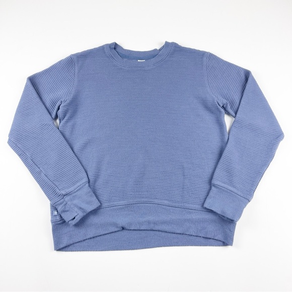 Athleta Girl Stormy Skies Crunch Time Sweatshirt XL 14 - Picture 1 of 6